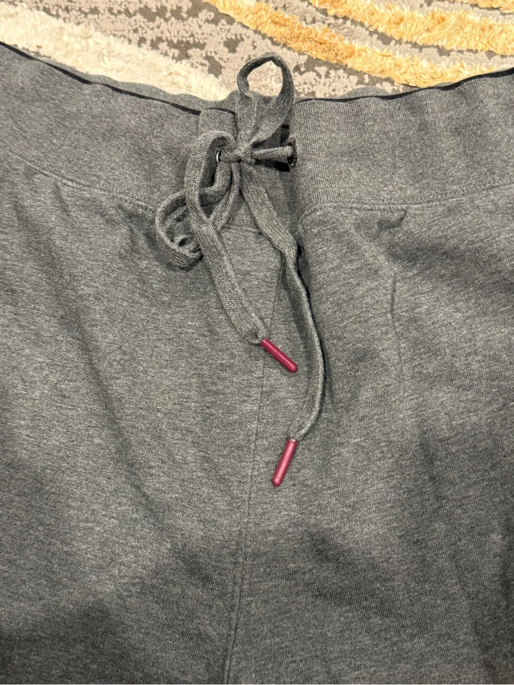Psycho Bunny Sweat Shorts Mens XL Patchin Chenille Logo Gray Cotton